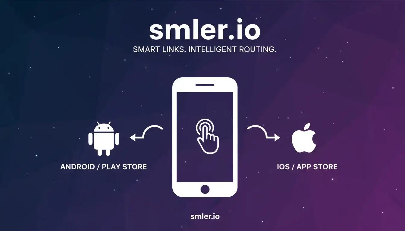 Device Based Link Routing on Smler: Redirect Users to Play Store or App Store Automatically