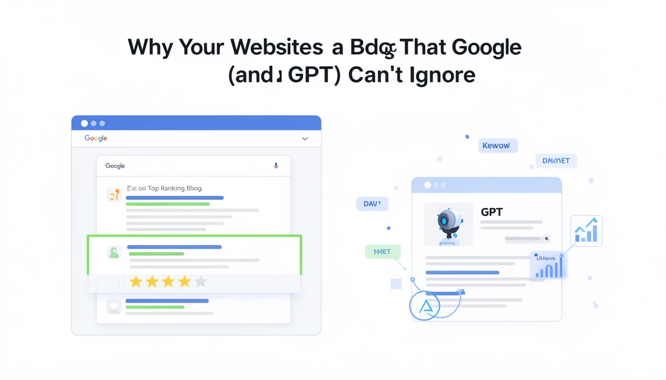 Why Your Website Needs a Blog That Google (and GPT) Can’t Ignore