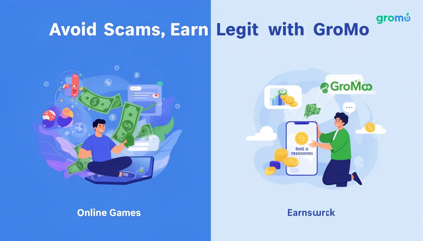 पैसे जीतने वाले गेम्स के नुकसान: GroMo से असली कमाई कैसे करें?