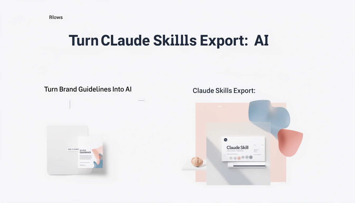 Claude Skills Export: Turn Brand Guidelines Into AI